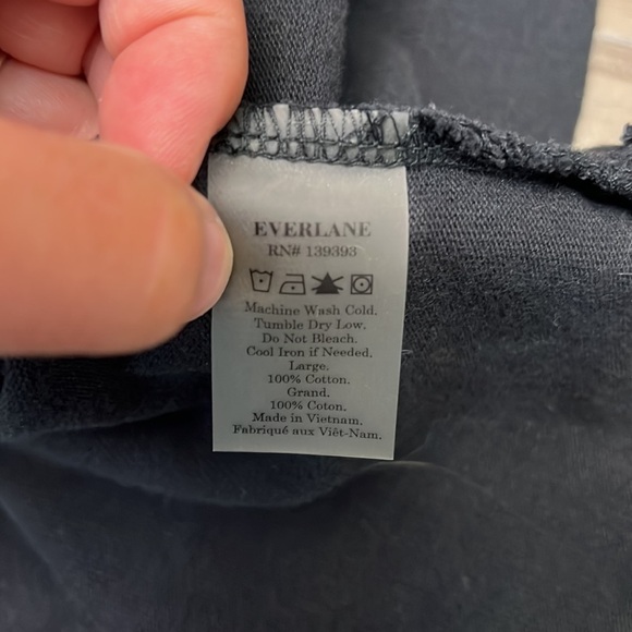 Everlane Black Long Sleeve Top - Picture 9 of 11